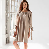 Fabiana Short Beige Dress - Space to Show