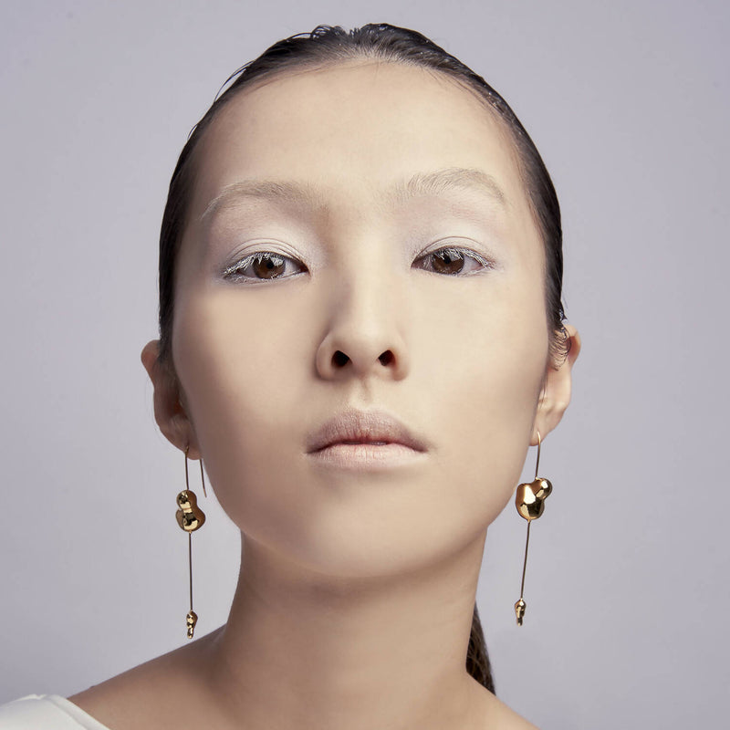 Naida Drop Earrings (Gold) - Space to Show