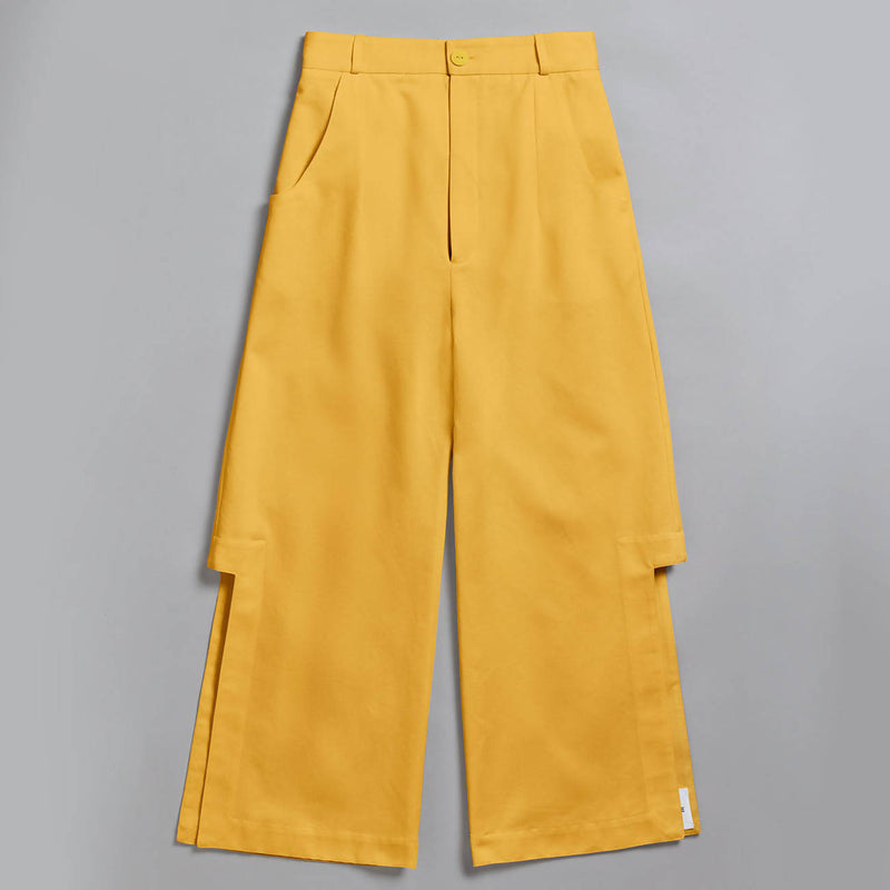 Double Slit Trousers - Space to Show