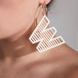 'W' Statement Earrings - Space to Show