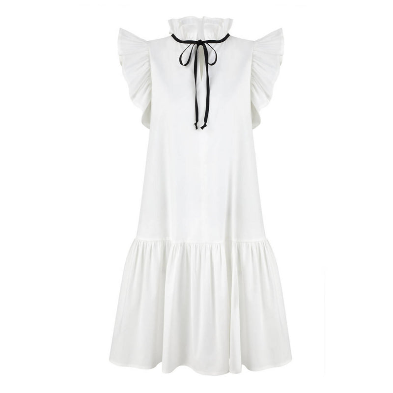 Angela White Cotton Dress - Space to Show Angela White Cotton Dress - Space to Show