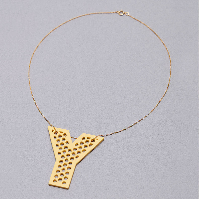 'Y' Statement Pendant + Chain - Space to Show