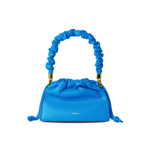 Drawstring Handbag - Lake Blue - Space to Show