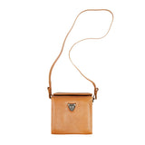 RusiDesigns MicroB Boxy Bag in Tan Leather - Space to Show