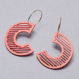 'C' Statement Earrings - Space to Show