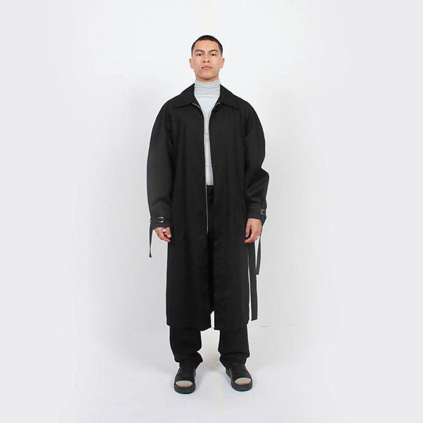 Raglan Trench Jacket : Black - Space to Show