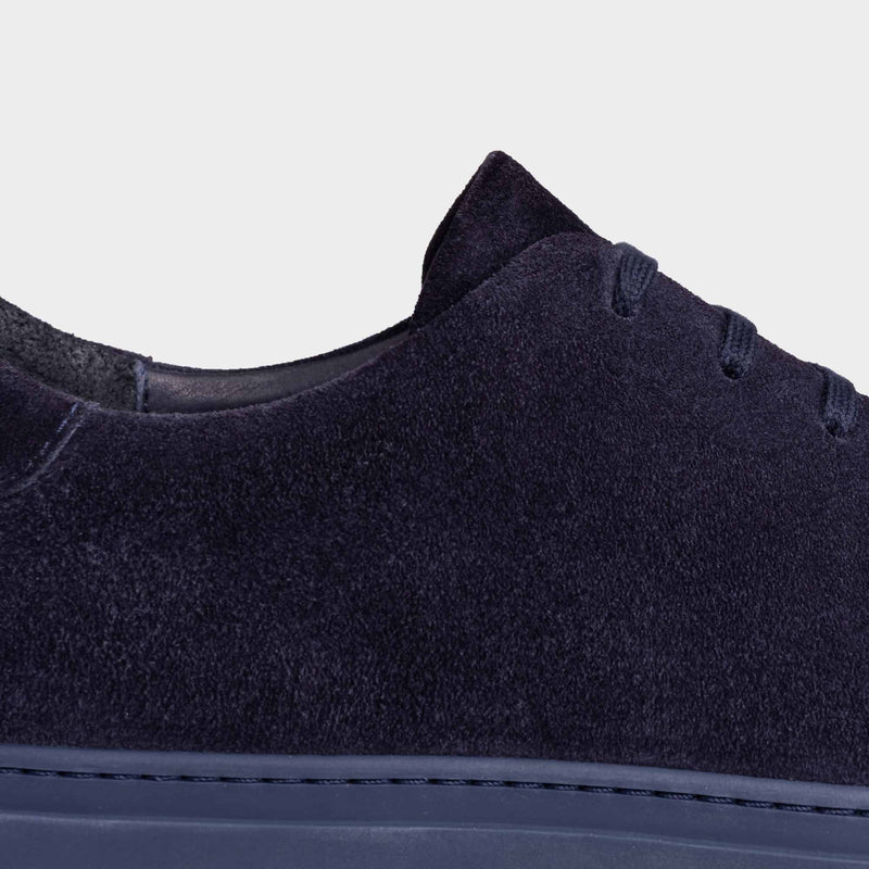 Suede Sneakers Blue - Alfredo - Space to Show