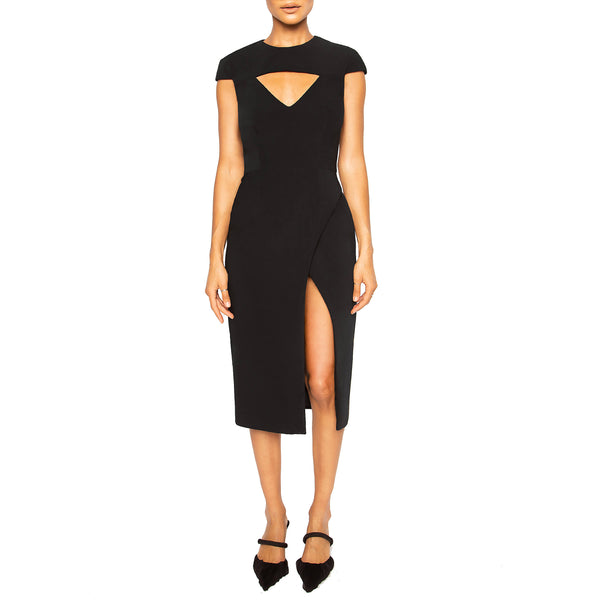 AZAD: Cap Sleeve Midi Dress - Space to Show