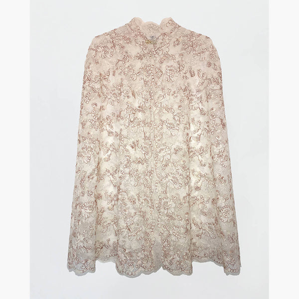 Cream Lace cape - Space to Show
