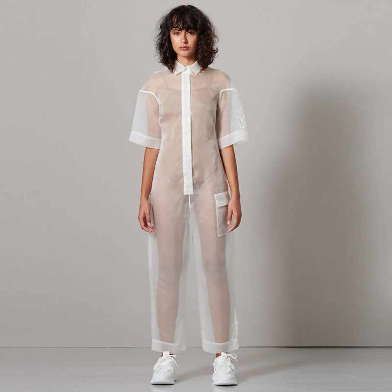 Sheer Jumpsuit - Space to Show