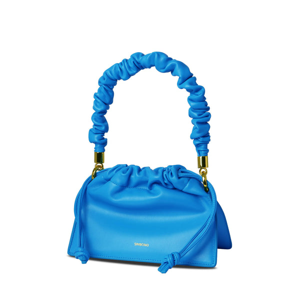 Drawstring Handbag - Lake Blue - Space to Show