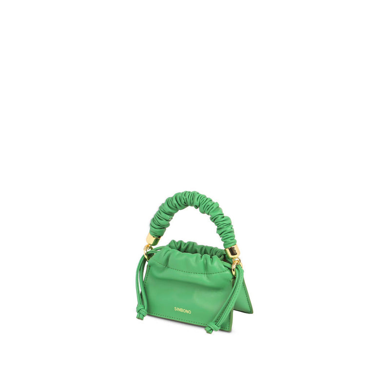 Mini Drawstring Handbag - Grass Green - Space to Show