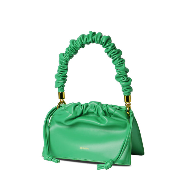 Drawstring Handbag - Grass Green - Space to Show