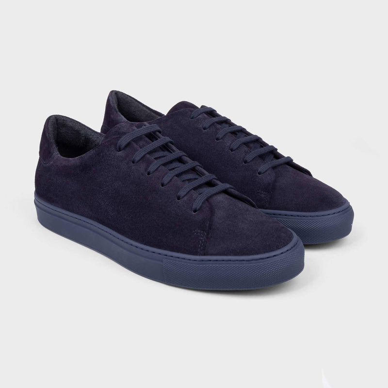 Suede Sneakers Blue - Alfredo - Space to Show