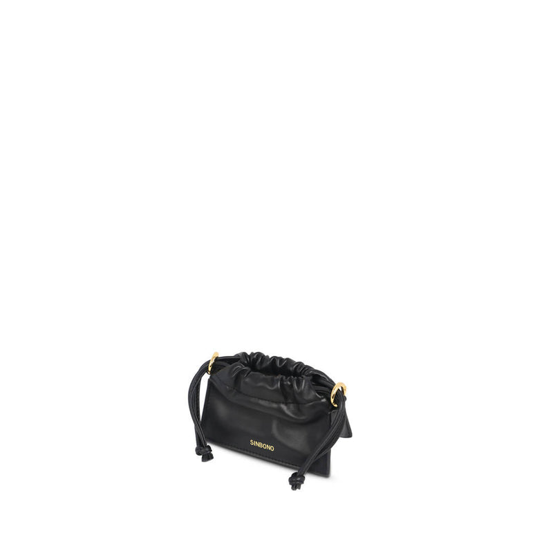 Mini Drawstring Handbag - Black - Space to Show