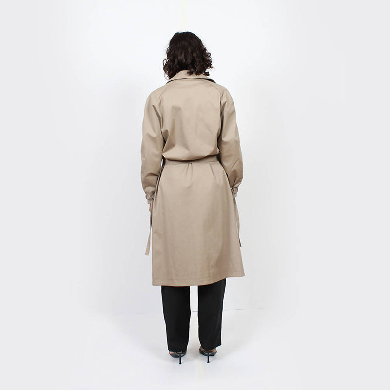 Trench Raglan Jacket : Khaki - Space to Show