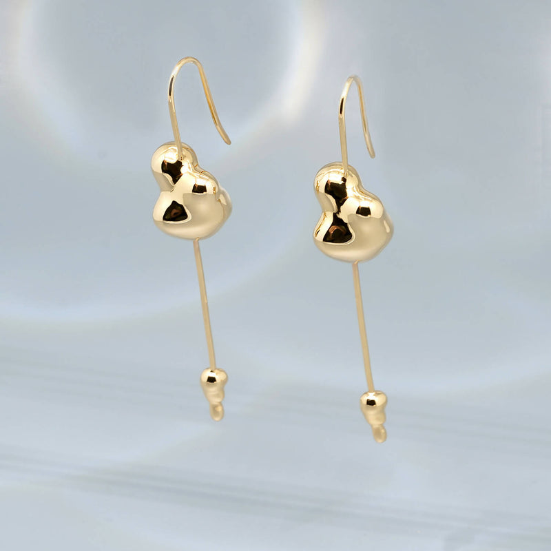 Naida Drop Earrings (Gold) - Space to Show