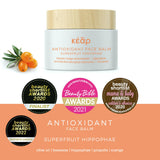 Kear AntiOxidant natural Face Balm with hippophae, olive oil, beeswax, propolis, orange global awards