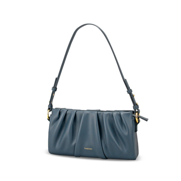 Evelyn Shoulder Bag - Navy Blue - Space to Show