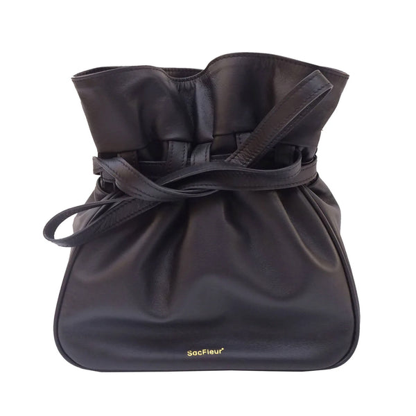 Sacfleur leather bag in black - Space to Show