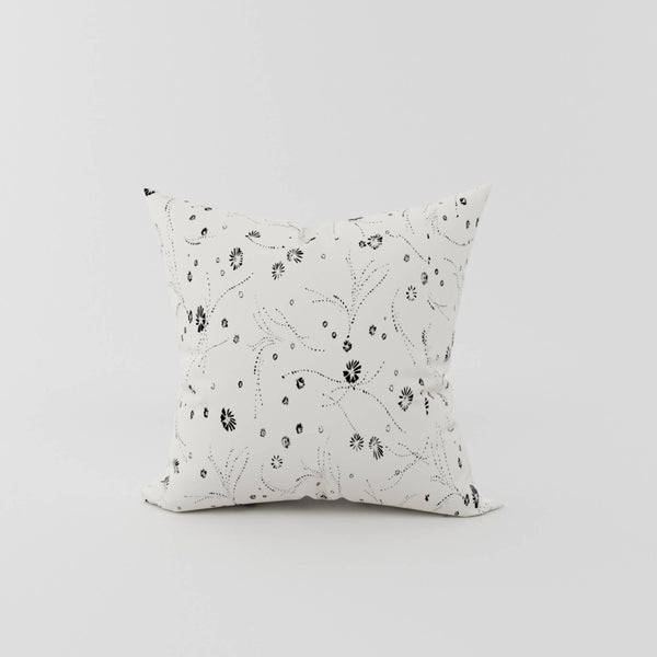 Ivory Silk Printed Cushion - Space to Show