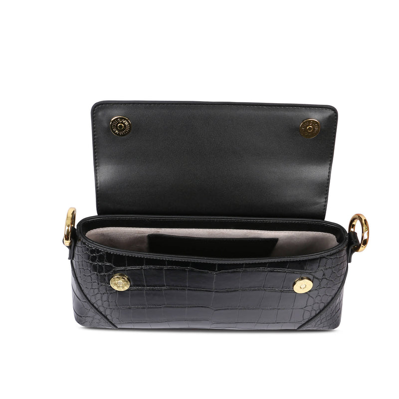 Amelia Shoulder Bag - Black - Space to Show