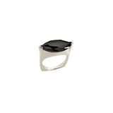 SELENE Black Crystal Marquise Ring - Space to Show