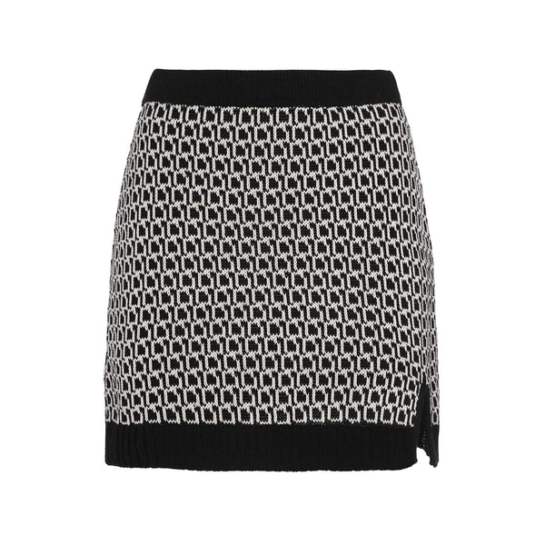 INA COTTON SKIRT MINI - CHECKERED - Space to Show