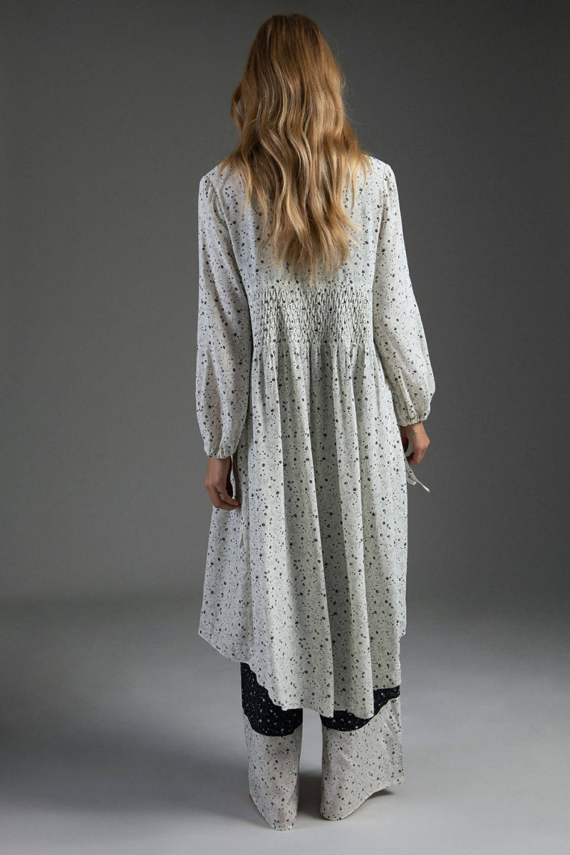 Gaia Ivory Smock Kimono - Space to Show