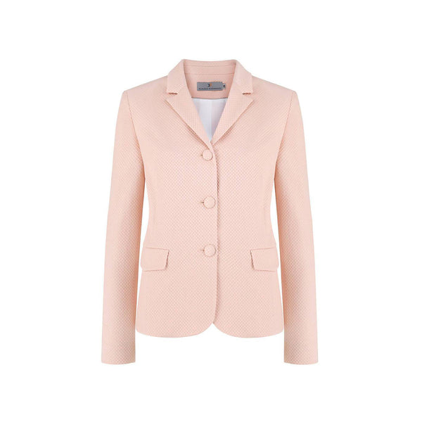 Vera Rosewater Fitted Cotton-Mix Blazer - Space to Show