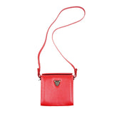 RusiDesigns MicroB Boxy Bag in Red Leather - Space to Show