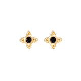 The Onyx Star Stud Earrings - Space to Show