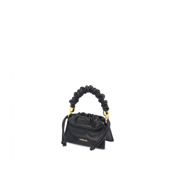 Mini Drawstring Handbag - Black - Space to Show