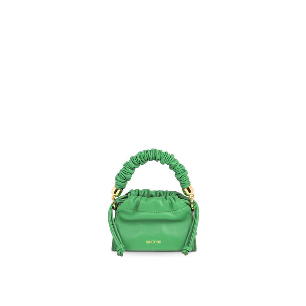 Mini Drawstring Handbag - Grass Green - Space to Show