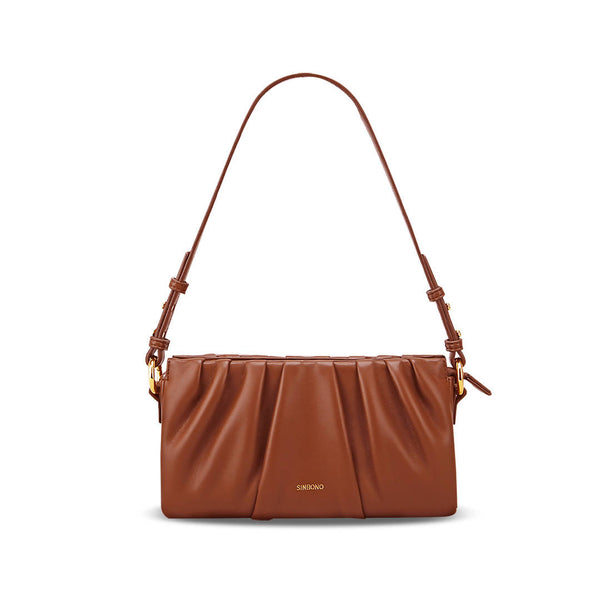 Evelyn Shoulder Bag - Brown - Space to Show