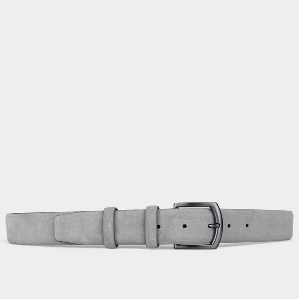 Handmade Leather Belt Grey - Umberto - Space to Show