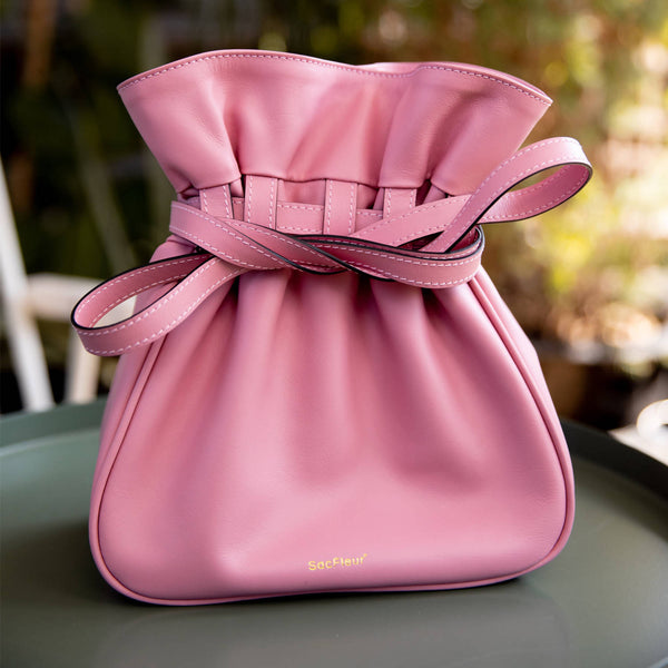 Sacfleur leather bag in pink - Space to Show