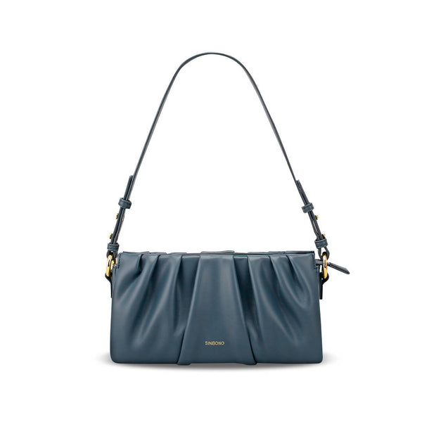 Evelyn Shoulder Bag - Navy Blue - Space to Show