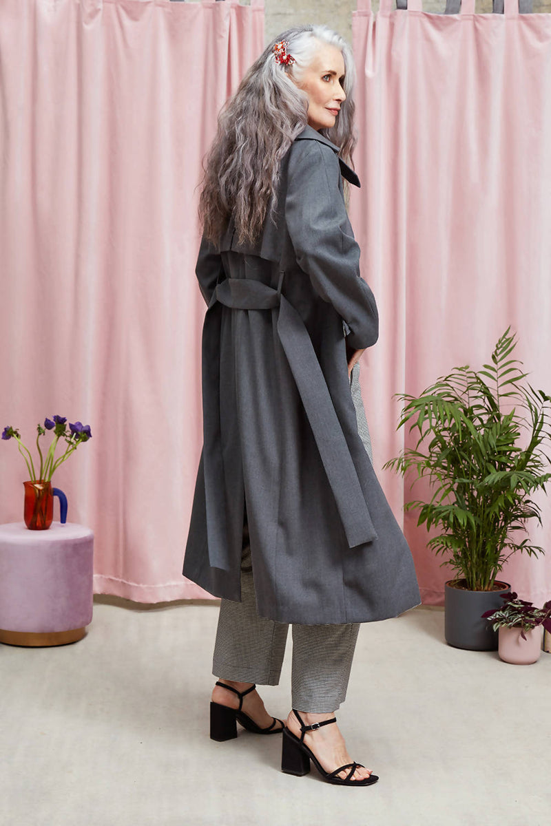 Violet Trench Coat - Space to Show